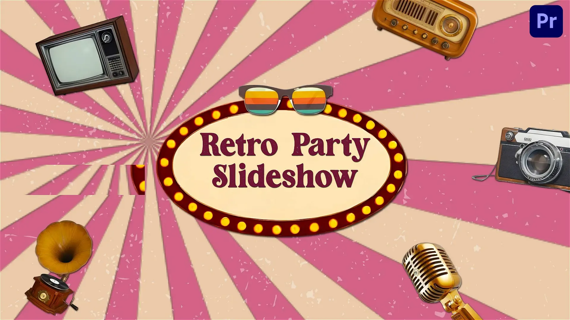 Classic Retro Theme Party Slideshow